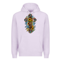 Lilac cross Premium Hoodie - JahusDesignShop