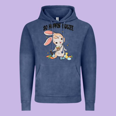 So Hoppin Boujee Easter Bunny  Belt Bag Ins Vintage Hoodie Designed By Maliassmallbusiness