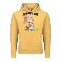Vintage Mustard so hoppin boujee easter bunny  belt bag ins Vintage Hoodie - MaliasSmallBusiness