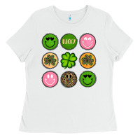 White st patrick s day Ladies Tee - Artiststas