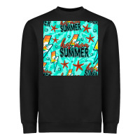 Black Hot Mom Summer Digital Paper Heavyweight Sweatshirt - BundleAndBundleShop