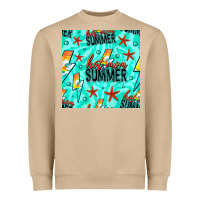 Mushroom Hot Mom Summer Digital Paper Heavyweight Sweatshirt - BundleAndBundleShop