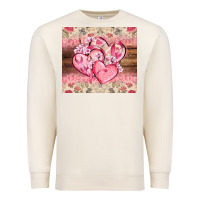 Sandshell cancer hearts Premium Sweatshirt - CowGirlArtShop