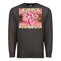 Smoke cancer hearts Premium Sweatshirt - CowGirlArtShop