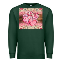 Sports Green cancer hearts Premium Sweatshirt - CowGirlArtShop