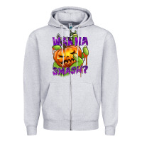 Heather Grey Wanna Smash? Zipper Hoodie - texasbilliewilder