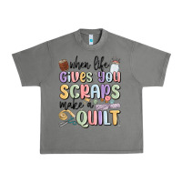 Tornado when life gives you scraps make a quilt Urban Heavy Tee - MaliasSmallBusiness