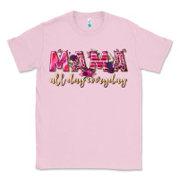 Bubblegum Pink mama all day everyday Classic Tee - NancyCooperArtShop