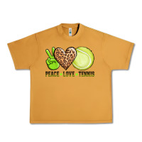 Peanut Butter peace love tennis Urban Heavy Tee - AdoDesignShop