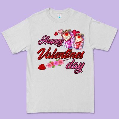 Happy Valentines Day Premium Tee Designed By Adodesignshop