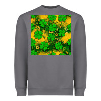 Storm St. Patricks clover pattern digital paper Heavyweight Sweatshirt - BundleAndBundleShop