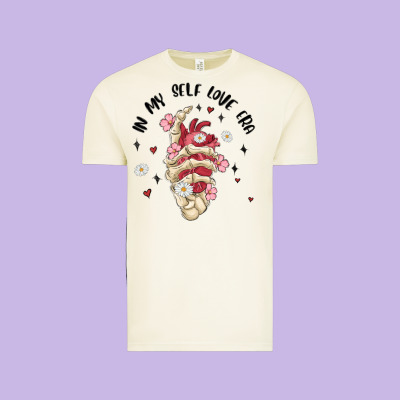 In My Self Love Era Vintage Tee Designed By Maliassmallbusiness