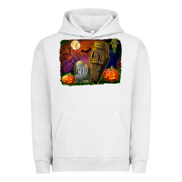 Pigment Lunar Rock headstone and coffin background Urban Hoodie - BundleAndBundleShop