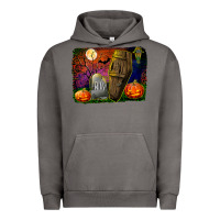 Pigment Tornado headstone and coffin background Urban Hoodie - BundleAndBundleShop
