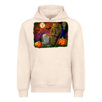 Sandshell headstone and coffin background Urban Hoodie - BundleAndBundleShop