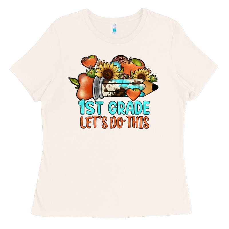 1 St Grade Let's Do This Ladies Tee by JahusDesignShop | Teevron