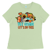 Matcha 1 st grade let's do this Ladies Tee - JahusDesignShop