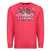 Cardinal brave and strong cancer awareness Premium Sweatshirt - CowGirlArtShop