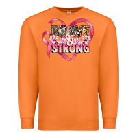 Carrot brave and strong cancer awareness Premium Sweatshirt - CowGirlArtShop
