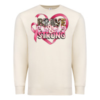 Sandshell brave and strong cancer awareness Premium Sweatshirt - CowGirlArtShop