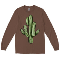 Chestnut cactus Long Sleeve Tee - JahusDesignShop
