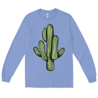Colony Blue cactus Long Sleeve Tee - JahusDesignShop