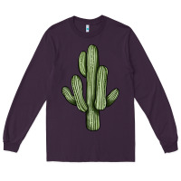 Plum cactus Long Sleeve Tee - JahusDesignShop
