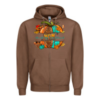 Chestnut thankful grateful blessed mom pumpkin Zipper Hoodie - NancyCooperArtShop