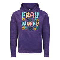 Cloud Purple pray more worry less Vintage Hoodie - MaliasSmallBusiness