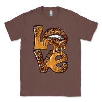 Chestnut love leopard with lips Classic Tee - NancyCooperArtShop
