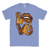 Colony Blue love leopard with lips Classic Tee - NancyCooperArtShop