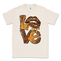 Natural love leopard with lips Classic Tee - NancyCooperArtShop