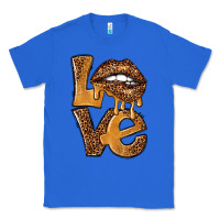 True Royal love leopard with lips Classic Tee - NancyCooperArtShop