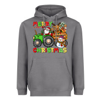Storm merry christmas crew tractor Heavyweight Hoodie - CowGirlArtShop