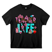 Black teacher life Heavy Core Tee - AdoDesignShop