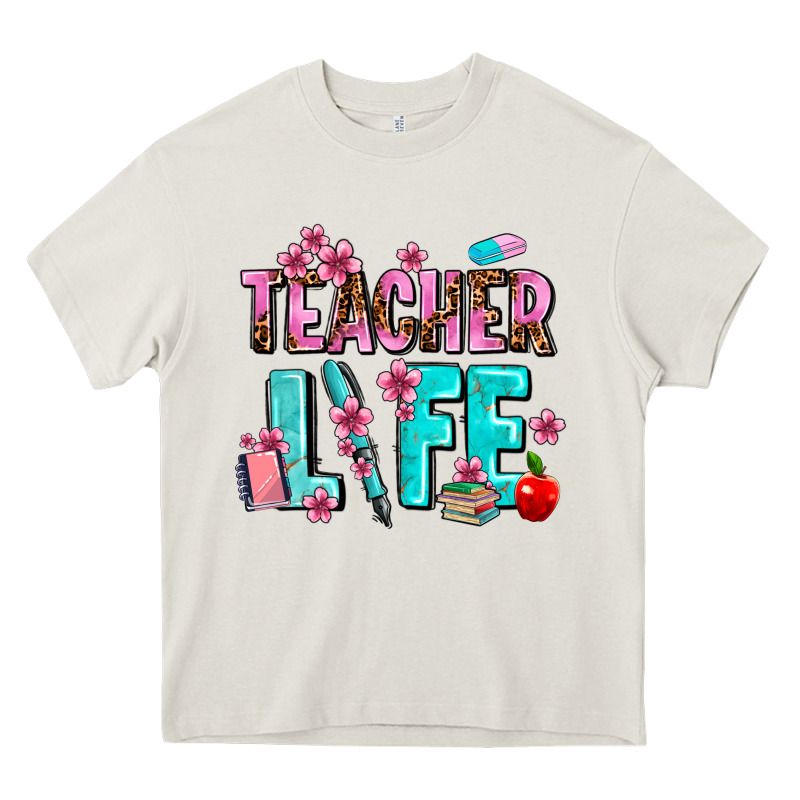 Teacher Life Heavy Core Tee by AdoDesignShop | Teevron