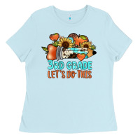Baby Blue 3rd grade let's do this Ladies Tee - JahusDesignShop