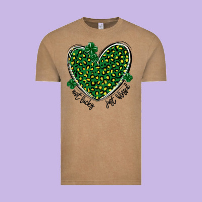 Not Lucky Just Blessed Vintage Tee Designed By Maliassmallbusiness