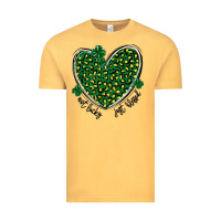 Vintage Mustard not lucky just blessed Vintage Tee - MaliasSmallBusiness