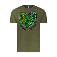 Vintage Olive not lucky just blessed Vintage Tee - MaliasSmallBusiness