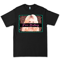 Black free britney leopard glitter Premium Tee - AdoDesignShop
