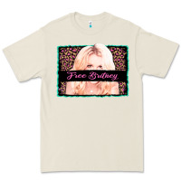Bone free britney leopard glitter Premium Tee - AdoDesignShop