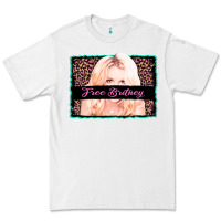 White free britney leopard glitter Premium Tee - AdoDesignShop