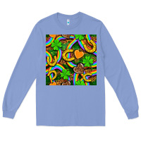 Colony Blue St. Patricks rainbow seamless Long Sleeve Tee - BundleAndBundleShop