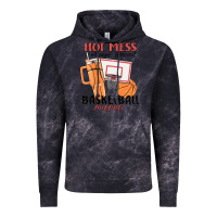 Cloud Black hot mess always stressed basketball mama Vintage Hoodie - MaliasSmallBusiness