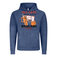 Vintage Denim hot mess always stressed basketball mama Vintage Hoodie - MaliasSmallBusiness