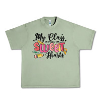 Oil Green my class is full of sweethearts Urban Heavy Tee - MaliasSmallBusiness