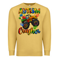 Antique Gold autism crusher Premium Sweatshirt - CowGirlArtShop