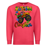Autism Crusher Premium Sweatshirt | Teevron