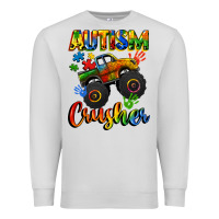 Dove Grey autism crusher Premium Sweatshirt - CowGirlArtShop